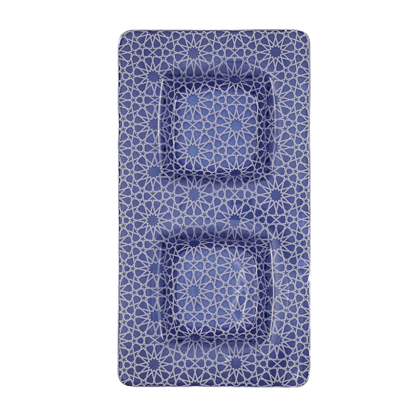 Arabesque Compartment Blue