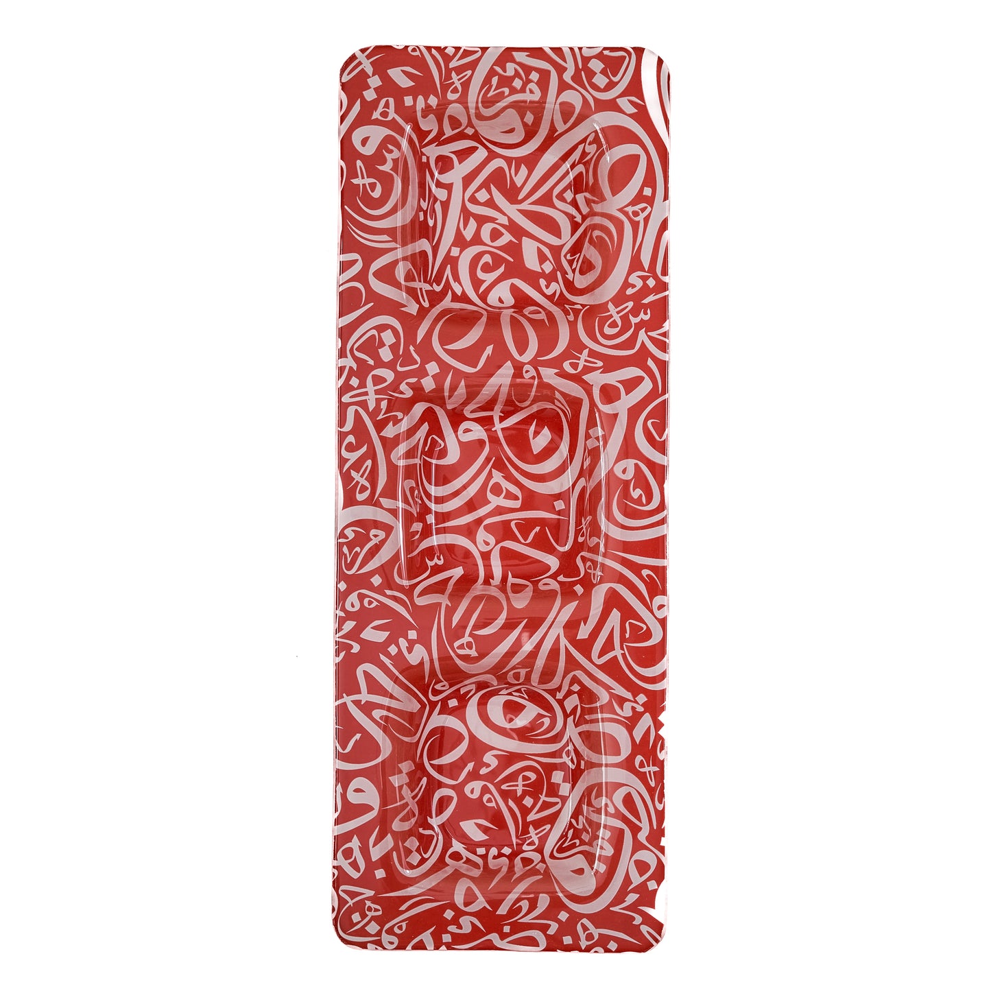 Arabic Calligraphy Compartment Red
