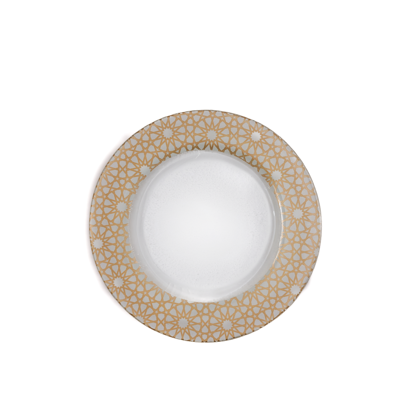 Arabesque Round Plate Gold