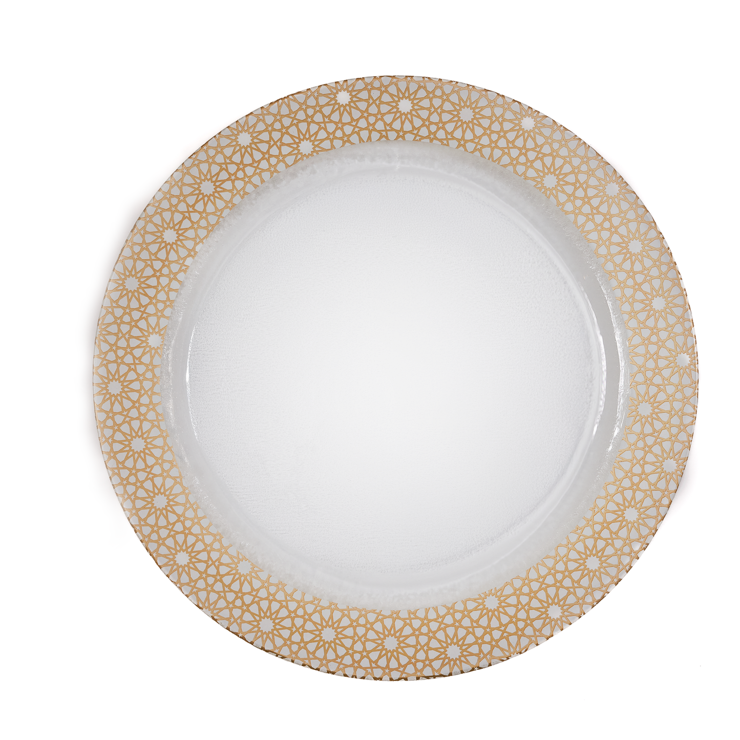 Arabesque Round Plate Gold