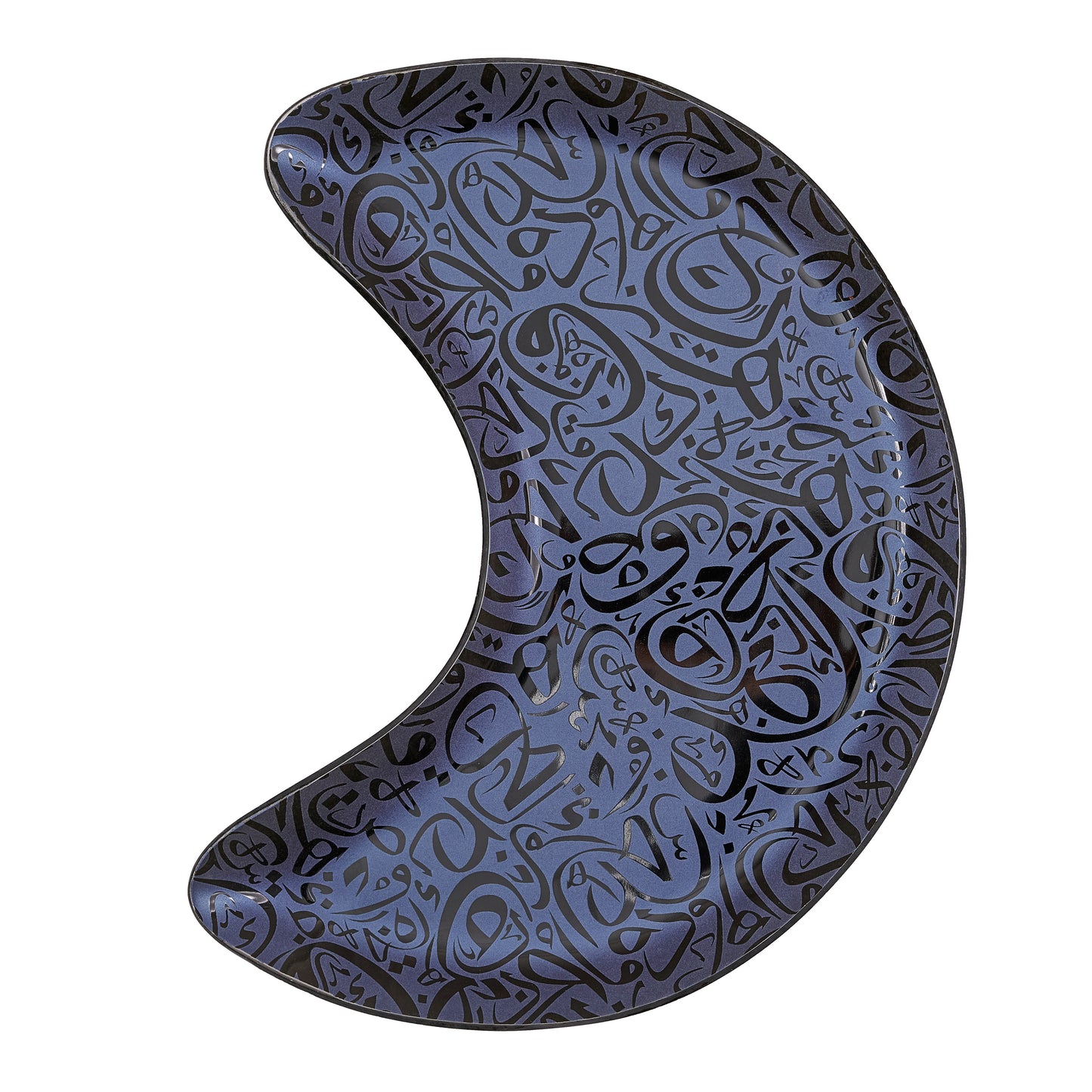 Arabic Calligraphy Crescent Violet