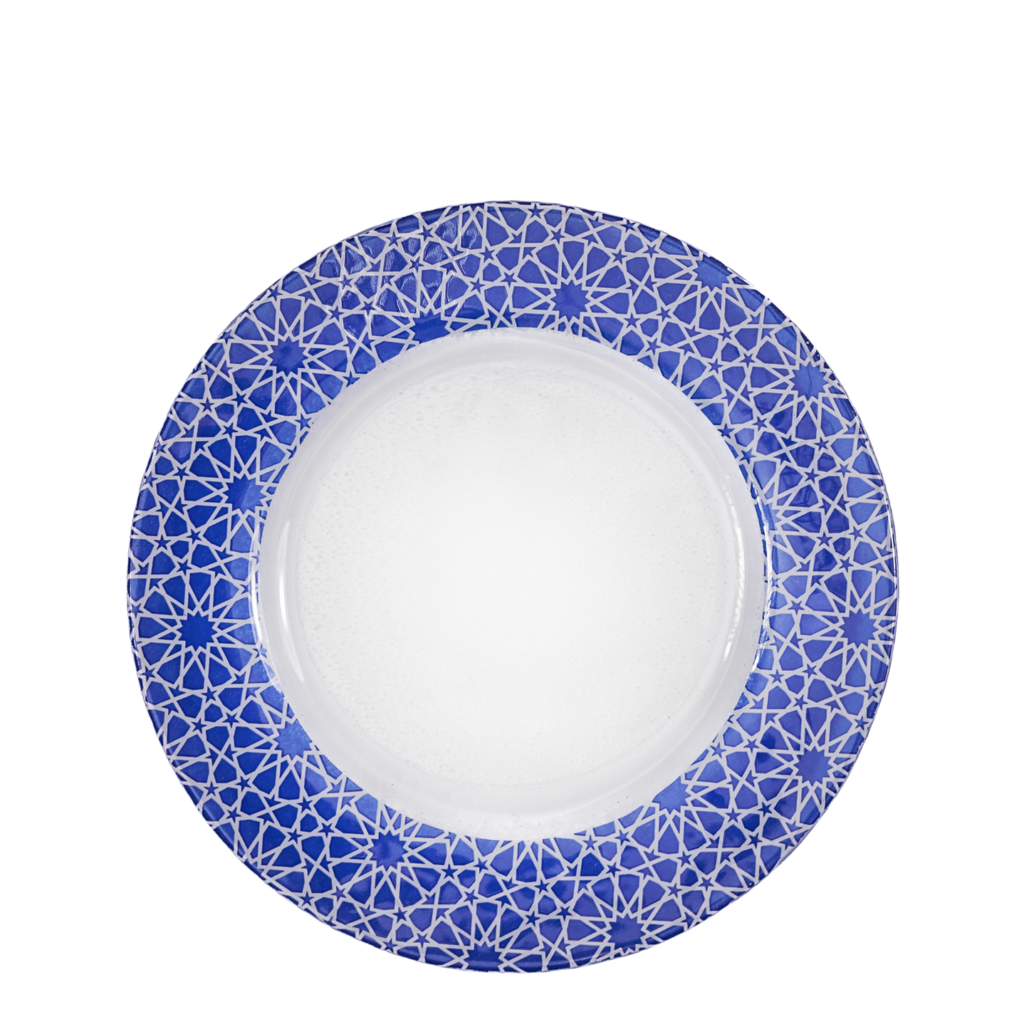 Arabesque Round Plate Blue