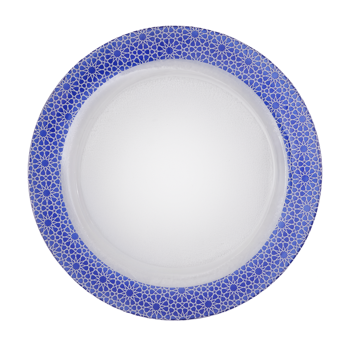 Arabesque Round Plate Blue