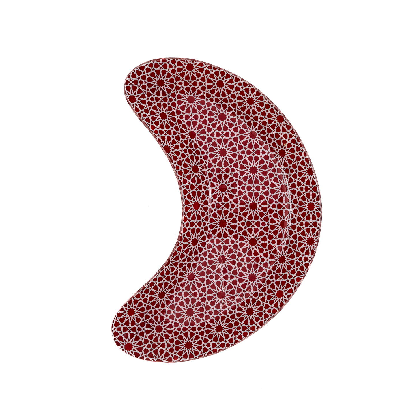 Arabesque Crescent Burgundy