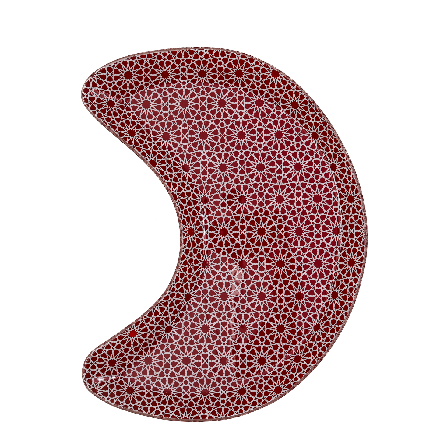 Arabesque Crescent Burgundy