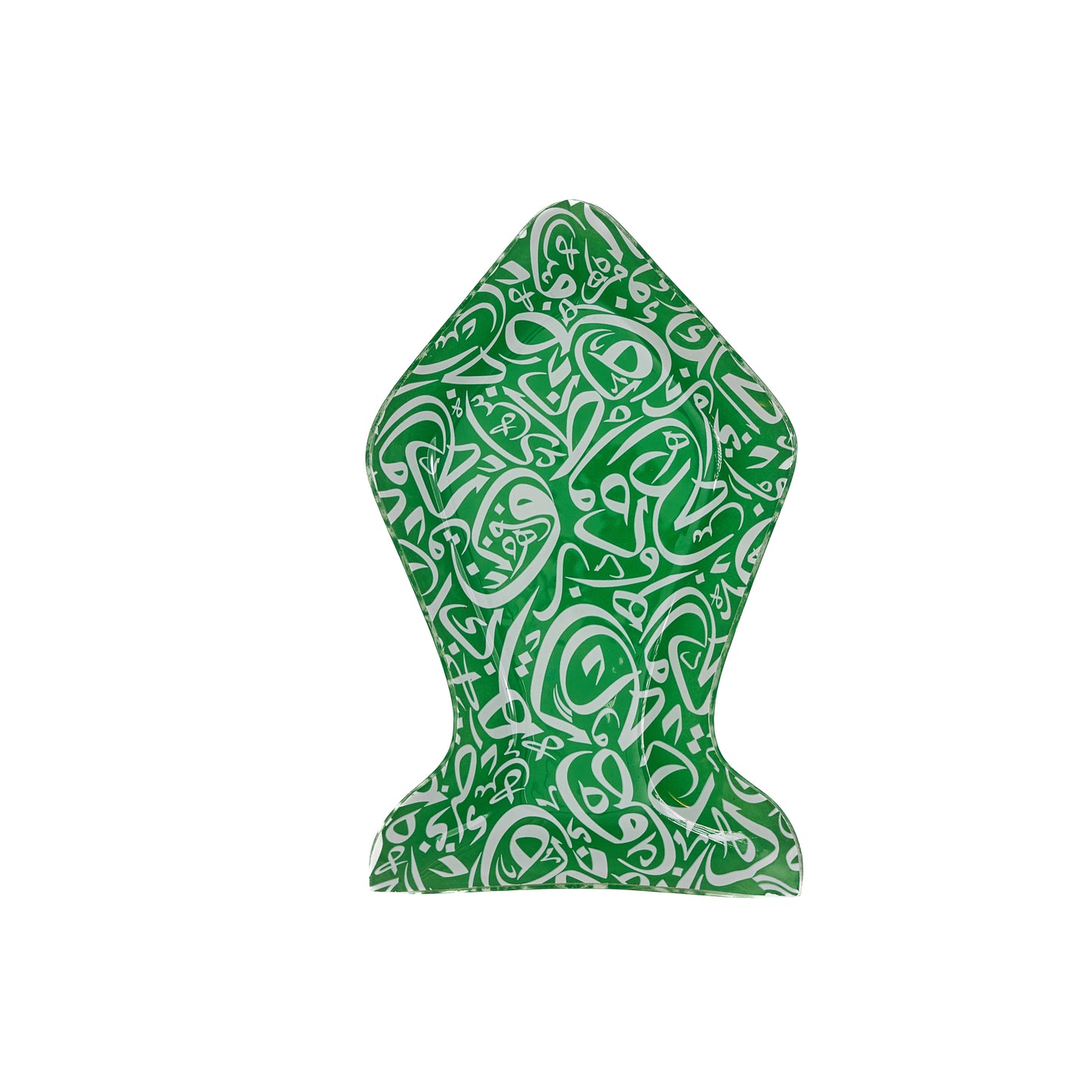 Arabic Calligraphy Latern Green